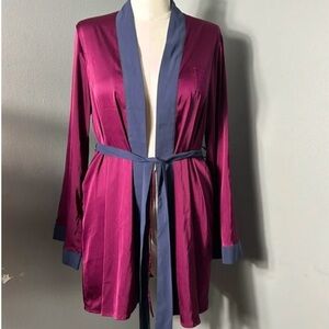 Savage X Fenti burgundy/red Belted Robe